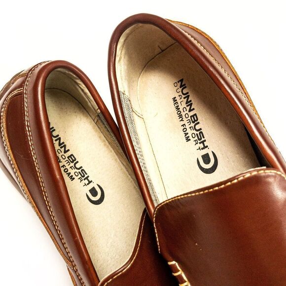 Nunn Bush Cale Driving Loafers Cognac Sz 8.5M - Picture 7 of 8